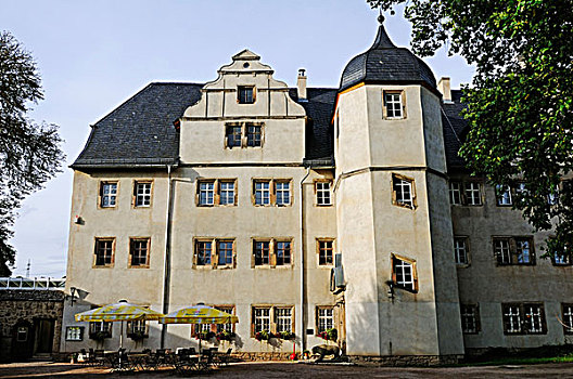 文艺复兴,城堡,靠近,魏玛,图林根州,德国,欧洲