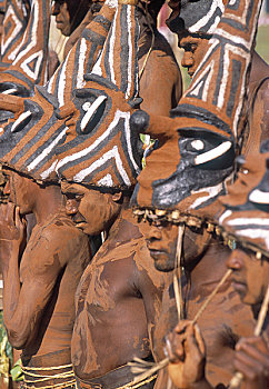 部族,舞者,节日,维拉港,瓦努阿图