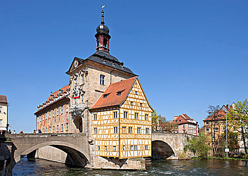 老市政厅,历史,地区,班贝格,巴伐利亚,德国,欧洲