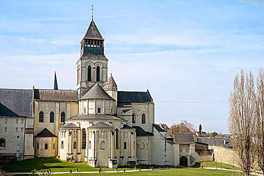 教堂,缅因与卢瓦省,卢瓦尔河地区,法国,欧洲