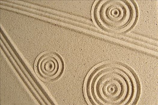 沙子,纹理,图案