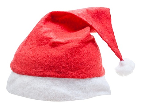 圣诞节,红色,圣诞帽,隔绝,白色背景