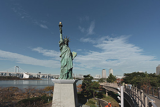日本东京台场自由女神像