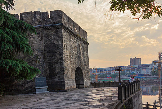 照样,荆州,古城墙,壮观