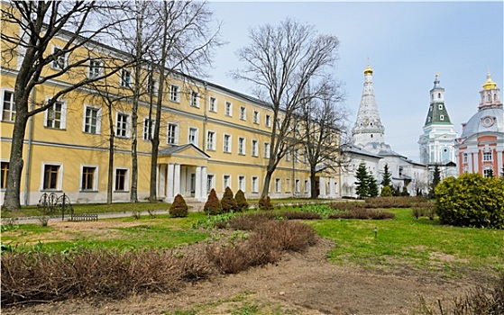 寺院,塞尔吉耶夫,俄罗斯