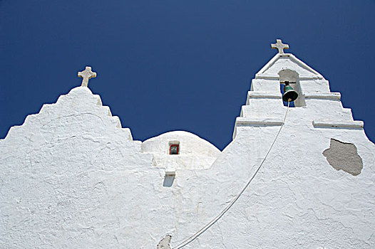 欧洲,希腊,米克诺斯岛,特色,刷白,建筑