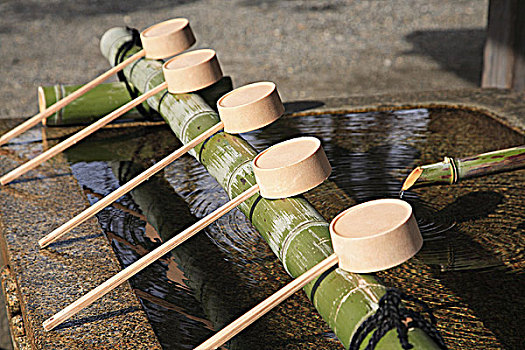 日本,关西,京都,传统,清洁,喷泉,喝,杯子