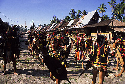 亚洲,印度尼西亚,苏门答腊岛,岛屿,乡村,传统