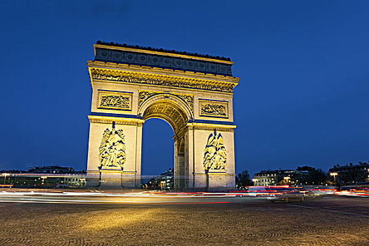 拱形,戴高乐,广场,巴黎,法国