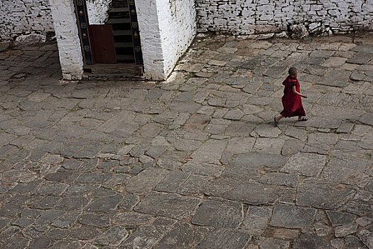僧侣,宗派寺院,庙宇,不丹