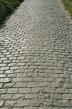 比利时,铺石,道路