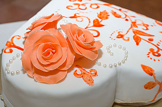 婚礼蛋糕,玫瑰