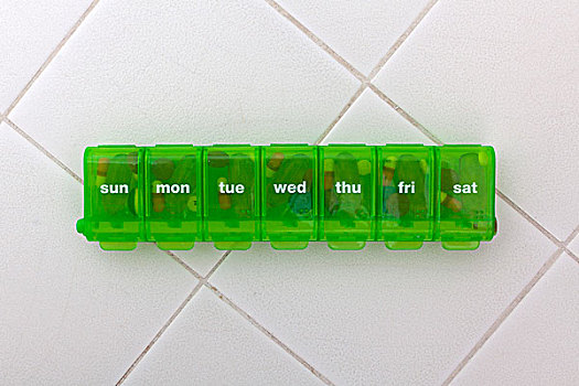绿色,药丸,白天,星期