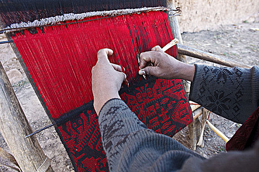 玻利维亚,交易,纺织品,编织
