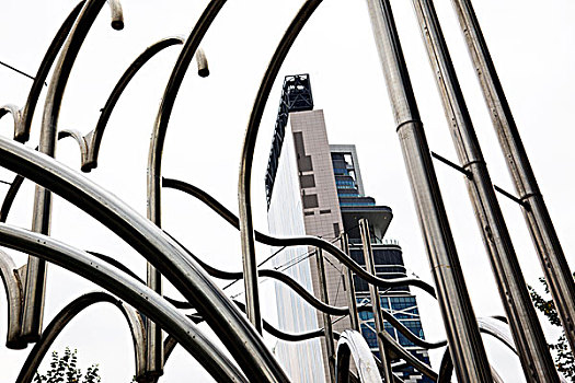 摩天大楼,九龙,公园,香港