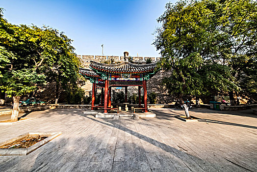 河北省山海关市古建园林建筑景观