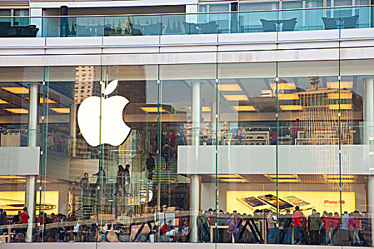 顾客,苹果,商店,信息技术,第一,香港,位置,国际金融中心