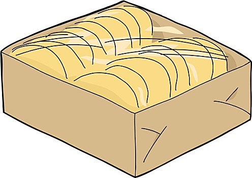 玉米面豆卷皮,盒子