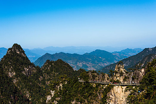 浙江临安大明山风光