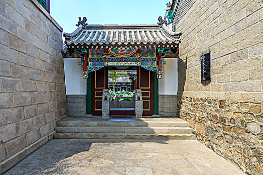 古典中式建筑门楼