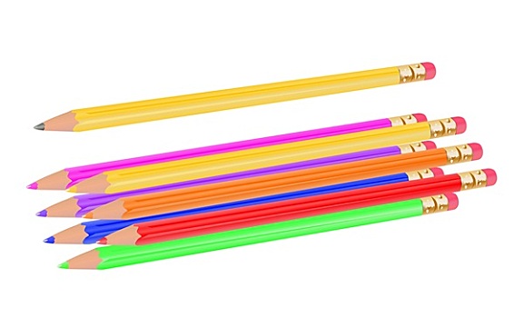色彩,朴素,铅笔