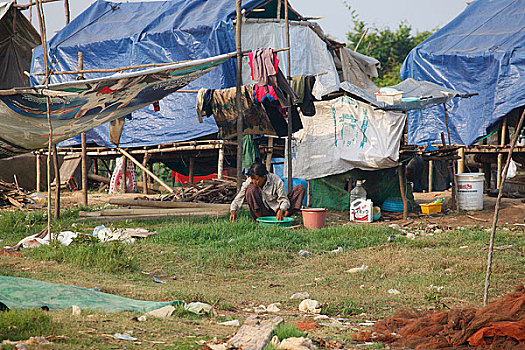 柬埔寨,收获,穷,区域