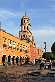 佐卡罗,中心,圣地亚哥,世界遗产,墨西哥,拉丁美洲,北美
