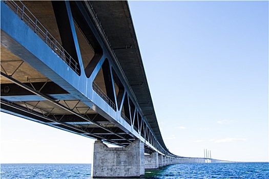 桥,连接,瑞典,丹麦