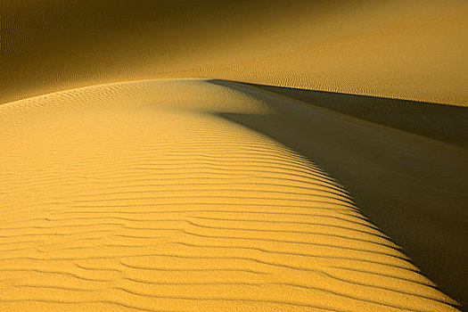 特写,沙丘,图案,沙子,海洋,利比亚沙漠,撒哈拉沙漠,埃及,北非,非洲