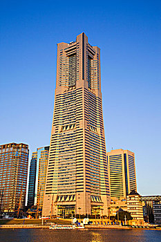 塔,水岸,横滨,地标大厦,东京,日本