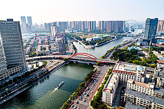 天津市红桥区,海河上的摩天轮,天津之眼