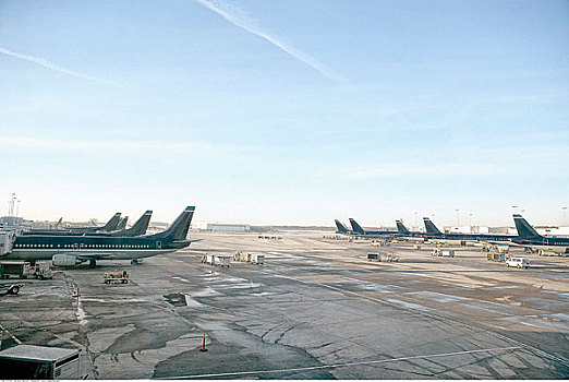 喷气式飞机,航站楼,机场,北卡罗来纳,美国