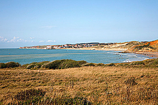 法国,北加莱海峡地区,沙丘,闲散