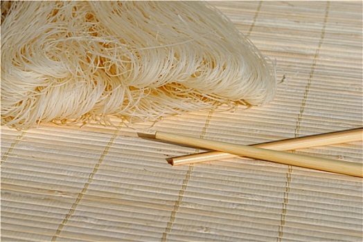 米饭,针,竹子,餐具垫,筷子