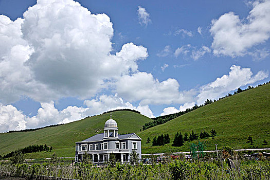 内蒙古呼伦贝尔阿尔山市区建筑