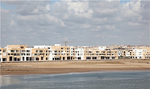 新,奢华,公寓楼,码头,拉巴特,摩洛哥