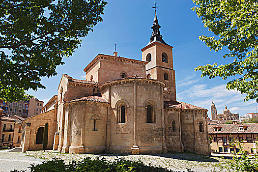 12世纪,罗马式,教堂,塞戈维亚,塞戈维亚省,西班牙