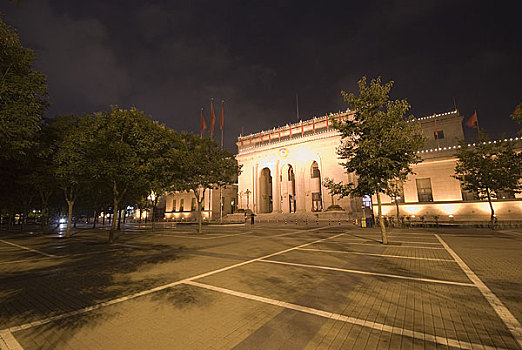 北京政协礼堂夜景