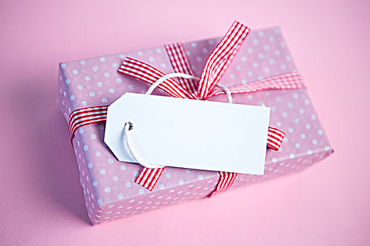 粉色,礼品包装,盒子,留白,标签