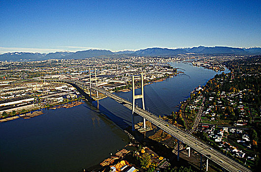 桥,里士满,新,不列颠哥伦比亚省,加拿大