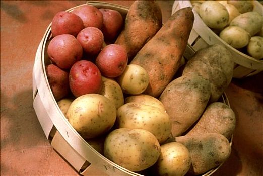 种类,品种,土豆,篮子