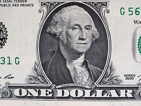 华盛顿,1美元,钞票,美国