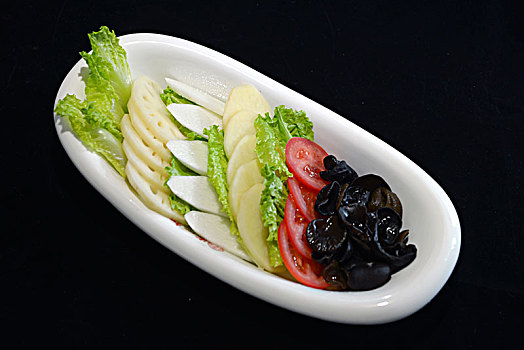 重庆火锅菜品-素菜类-五蔬拼盘