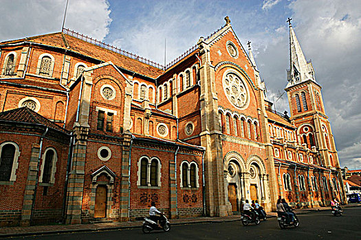 西贡,大教堂,胡志明市,越南