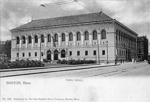 公共图书馆,波士顿,马萨诸塞