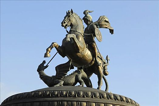 铜像,胜利,莫斯科,俄罗斯