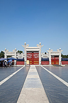北京天坛入口处