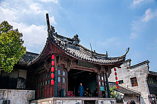 浙江嘉興烏鎮(zhèn)東柵修真觀廣場(chǎng)