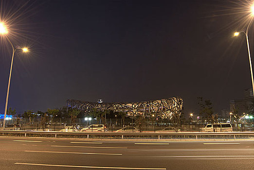 奥运场馆－鸟巢夜景