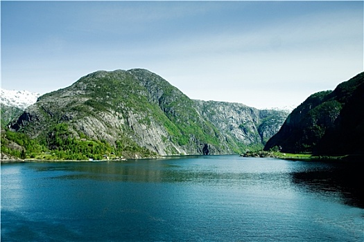 山,峡湾